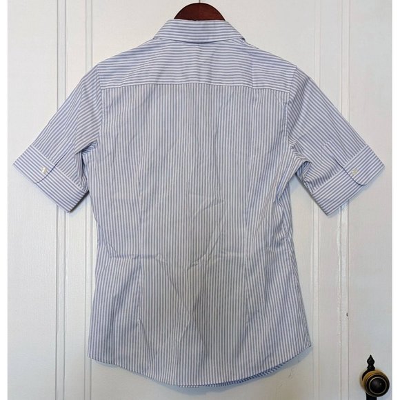 Uniqlo Blue Striped Button Down Shirt - Picture 2 of 3
